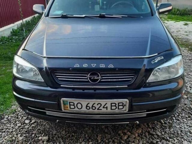 Чорний Опель Астра, об'ємом двигуна 1.4 л та пробігом 170 тис. км за 4650 $, фото 1 на Automoto.ua