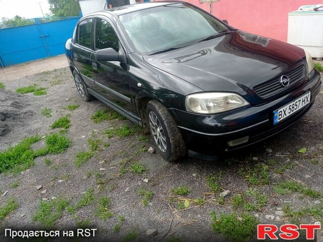 Черный Опель Астра, объемом двигателя 1.4 л и пробегом 417 тыс. км за 2850 $, фото 1 на Automoto.ua