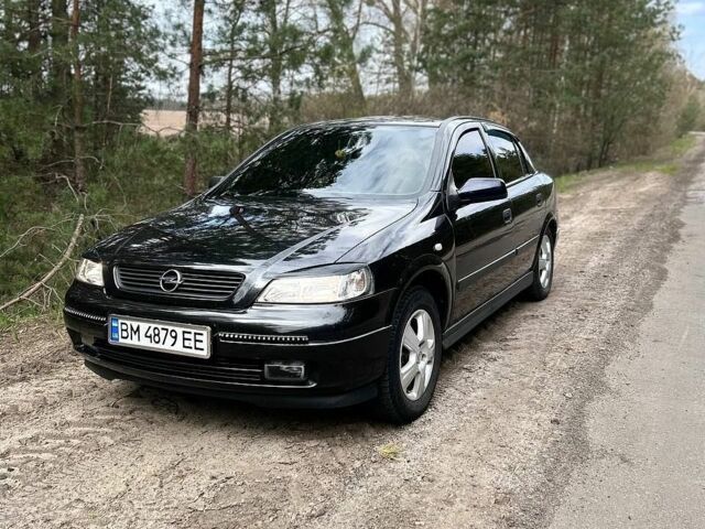 Чорний Опель Астра, об'ємом двигуна 1.4 л та пробігом 190 тис. км за 4100 $, фото 1 на Automoto.ua