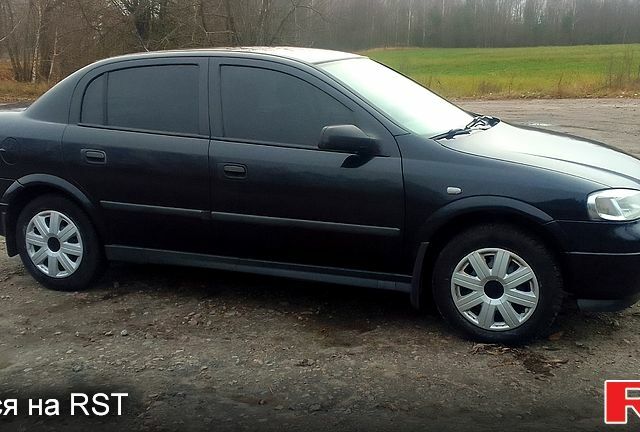 Чорний Опель Астра, об'ємом двигуна 1.4 л та пробігом 351 тис. км за 3333 $, фото 1 на Automoto.ua