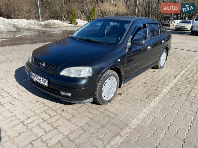 Чорний Опель Астра, об'ємом двигуна 1.39 л та пробігом 280 тис. км за 2800 $, фото 1 на Automoto.ua
