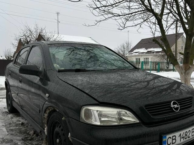 Чорний Опель Астра, об'ємом двигуна 1.4 л та пробігом 277 тис. км за 3000 $, фото 1 на Automoto.ua