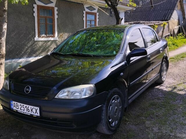 Черный Опель Астра, объемом двигателя 1.4 л и пробегом 304 тыс. км за 3250 $, фото 1 на Automoto.ua