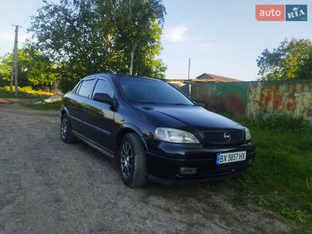 Черный Опель Астра, объемом двигателя 1.4 л и пробегом 416 тыс. км за 3699 $, фото 1 на Automoto.ua