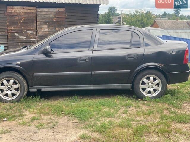 Чорний Опель Астра, об'ємом двигуна 1.6 л та пробігом 230 тис. км за 1500 $, фото 1 на Automoto.ua