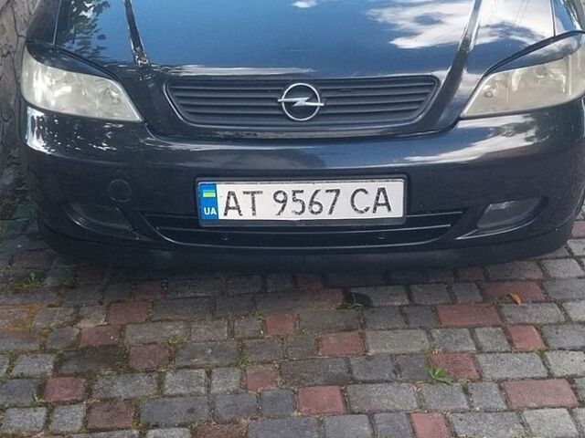 Черный Опель Астра, объемом двигателя 1.36 л и пробегом 280 тыс. км за 3500 $, фото 1 на Automoto.ua