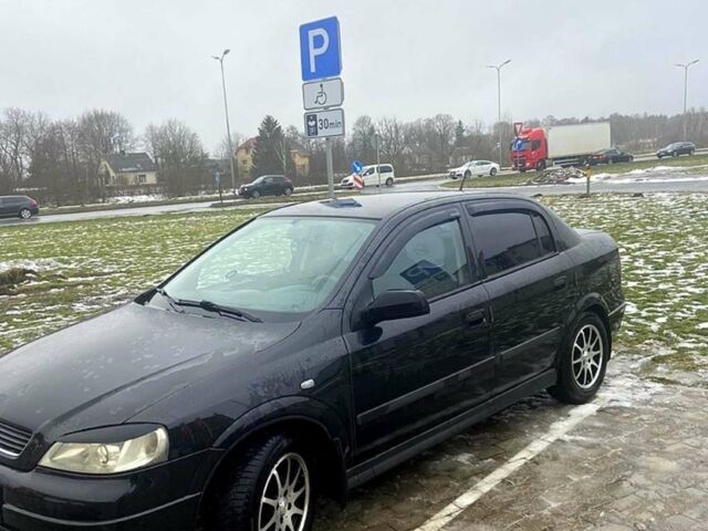 Чорний Опель Астра, об'ємом двигуна 1.4 л та пробігом 203 тис. км за 4500 $, фото 1 на Automoto.ua