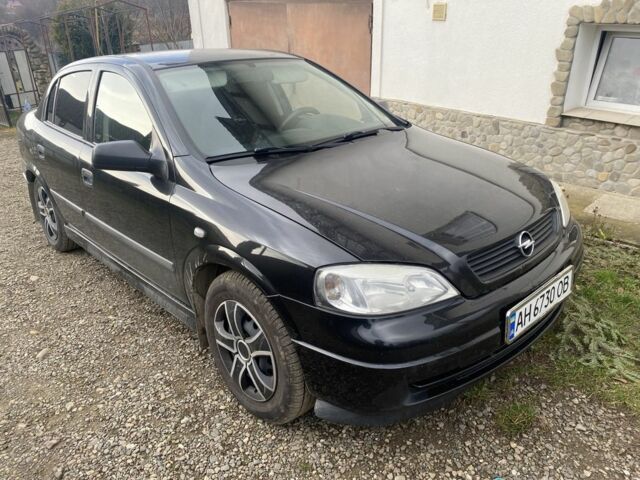 Чорний Опель Астра, об'ємом двигуна 1.4 л та пробігом 198 тис. км за 3750 $, фото 1 на Automoto.ua