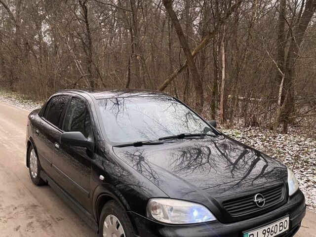 Черный Опель Астра, объемом двигателя 0 л и пробегом 160 тыс. км за 3500 $, фото 1 на Automoto.ua