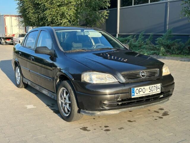 Чорний Опель Астра, об'ємом двигуна 1.4 л та пробігом 180 тис. км за 1550 $, фото 1 на Automoto.ua