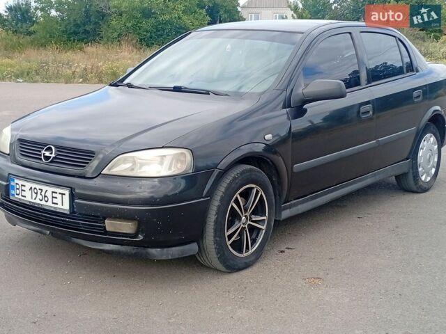 Чорний Опель Астра, об'ємом двигуна 1.6 л та пробігом 240 тис. км за 2800 $, фото 1 на Automoto.ua