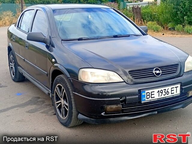 Чорний Опель Астра, об'ємом двигуна 1.6 л та пробігом 240 тис. км за 2800 $, фото 1 на Automoto.ua