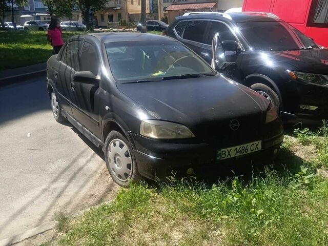 Черный Опель Астра, объемом двигателя 1.6 л и пробегом 250 тыс. км за 1698 $, фото 1 на Automoto.ua