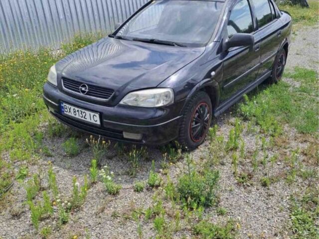 Чорний Опель Астра, об'ємом двигуна 1.4 л та пробігом 281 тис. км за 2200 $, фото 1 на Automoto.ua
