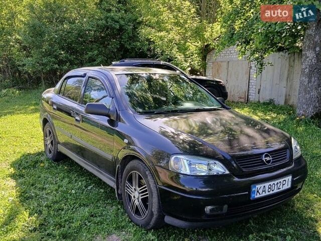 Чорний Опель Астра, об'ємом двигуна 1.39 л та пробігом 226 тис. км за 3500 $, фото 1 на Automoto.ua