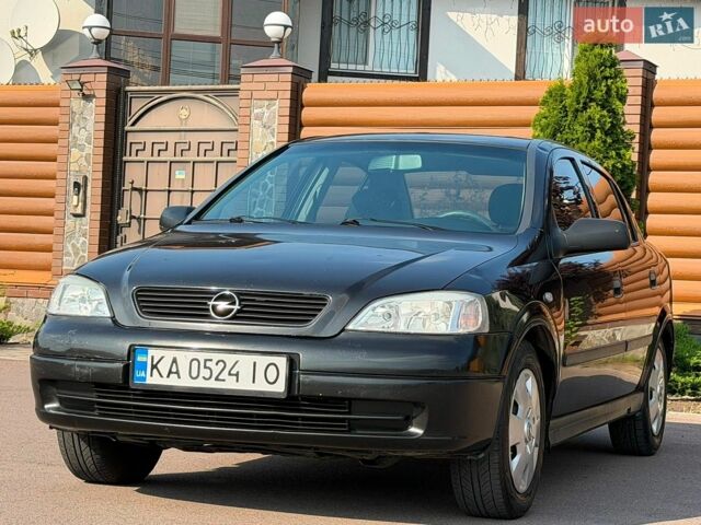 Черный Опель Астра, объемом двигателя 1.36 л и пробегом 200 тыс. км за 3700 $, фото 1 на Automoto.ua