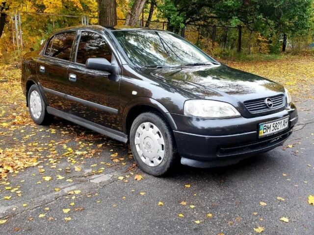 Черный Опель Астра, объемом двигателя 1.4 л и пробегом 265 тыс. км за 3150 $, фото 1 на Automoto.ua