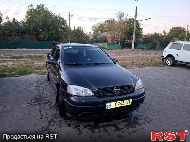 Чорний Опель Астра, об'ємом двигуна 1.4 л та пробігом 202 тис. км за 3300 $, фото 1 на Automoto.ua