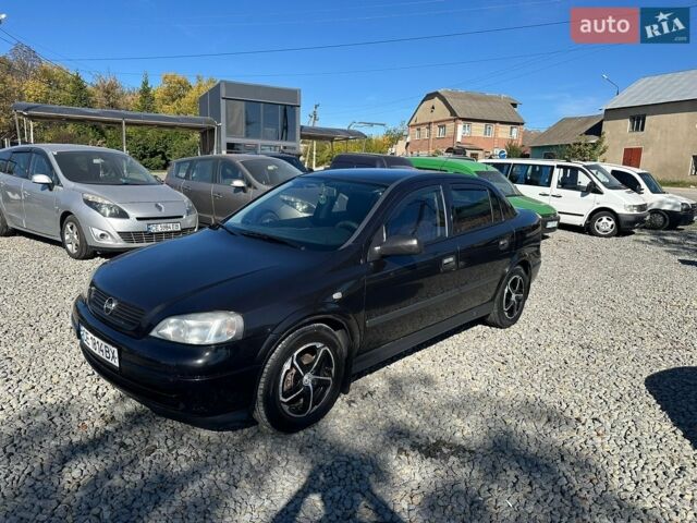 Черный Опель Астра, объемом двигателя 1.36 л и пробегом 300 тыс. км за 2700 $, фото 1 на Automoto.ua