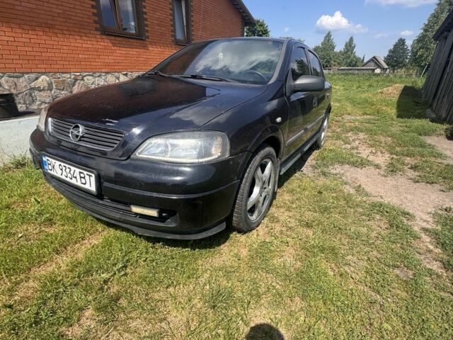 Чорний Опель Астра, об'ємом двигуна 1.6 л та пробігом 482 тис. км за 2800 $, фото 1 на Automoto.ua