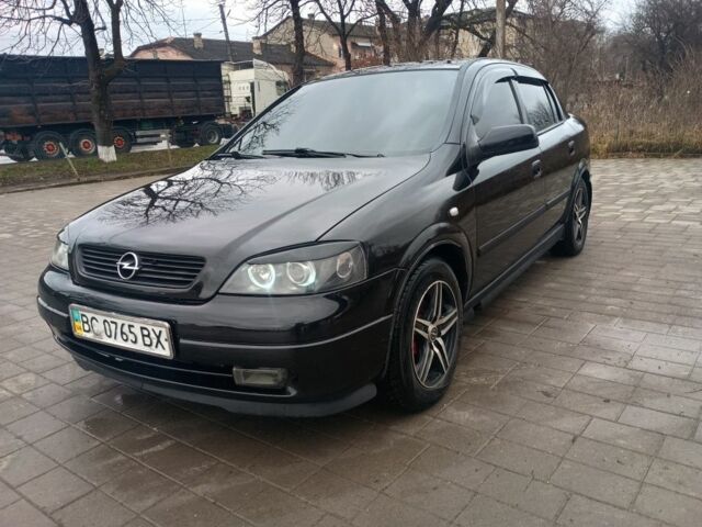Чорний Опель Астра, об'ємом двигуна 1.4 л та пробігом 222 тис. км за 3400 $, фото 1 на Automoto.ua