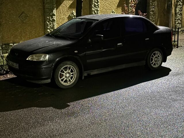 Чорний Опель Астра, об'ємом двигуна 1.4 л та пробігом 122 тис. км за 3700 $, фото 1 на Automoto.ua