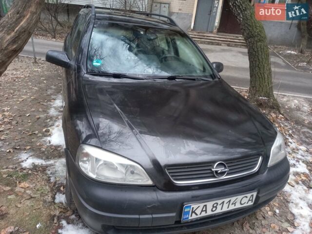Черный Опель Астра, объемом двигателя 2 л и пробегом 336 тыс. км за 3050 $, фото 1 на Automoto.ua