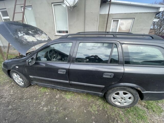 Чорний Опель Астра, об'ємом двигуна 2 л та пробігом 370 тис. км за 700 $, фото 1 на Automoto.ua