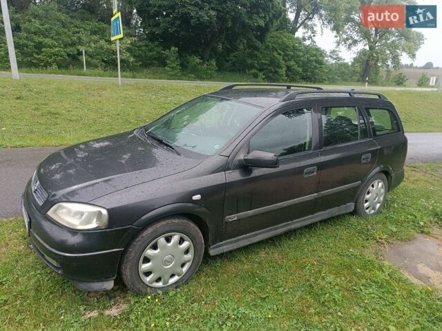 Черный Опель Астра, объемом двигателя 1.7 л и пробегом 450 тыс. км за 2650 $, фото 1 на Automoto.ua