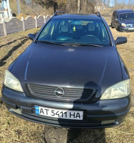 Черный Опель Астра, объемом двигателя 2 л и пробегом 423 тыс. км за 2900 $, фото 1 на Automoto.ua