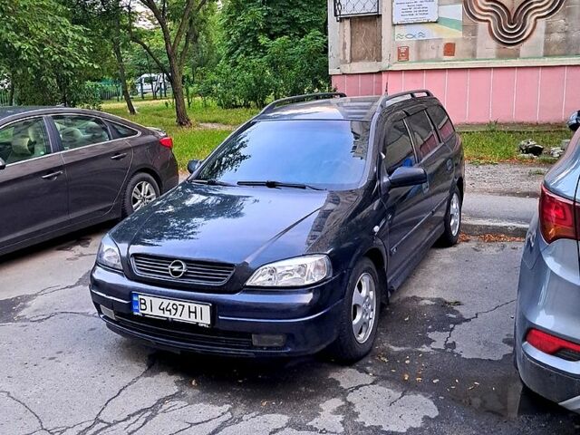 Чорний Опель Астра, об'ємом двигуна 2 л та пробігом 440 тис. км за 2000 $, фото 1 на Automoto.ua