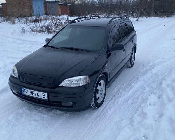 Чорний Опель Астра, об'ємом двигуна 2 л та пробігом 400 тис. км за 3500 $, фото 1 на Automoto.ua