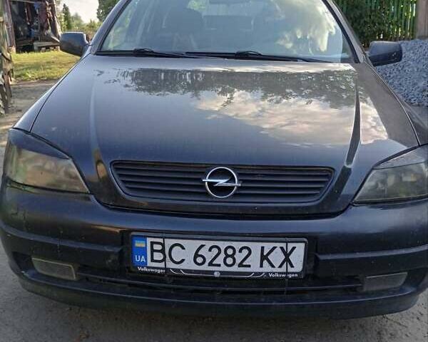 Черный Опель Астра, объемом двигателя 1.8 л и пробегом 235 тыс. км за 3300 $, фото 1 на Automoto.ua