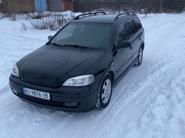 Чорний Опель Астра, об'ємом двигуна 2 л та пробігом 400 тис. км за 3500 $, фото 1 на Automoto.ua