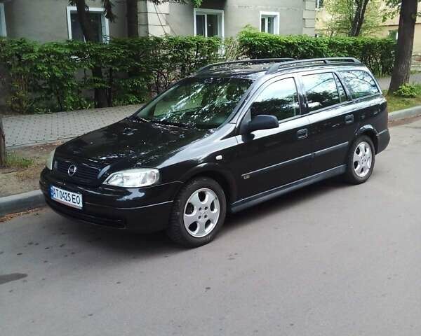 Чорний Опель Астра, об'ємом двигуна 1.6 л та пробігом 177 тис. км за 3600 $, фото 1 на Automoto.ua