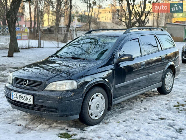 Чорний Опель Астра, об'ємом двигуна 1.6 л та пробігом 235 тис. км за 3000 $, фото 1 на Automoto.ua