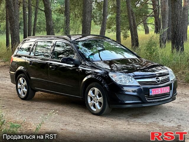 Черный Опель Астра, объемом двигателя 1.6 л и пробегом 230 тыс. км за 5350 $, фото 1 на Automoto.ua