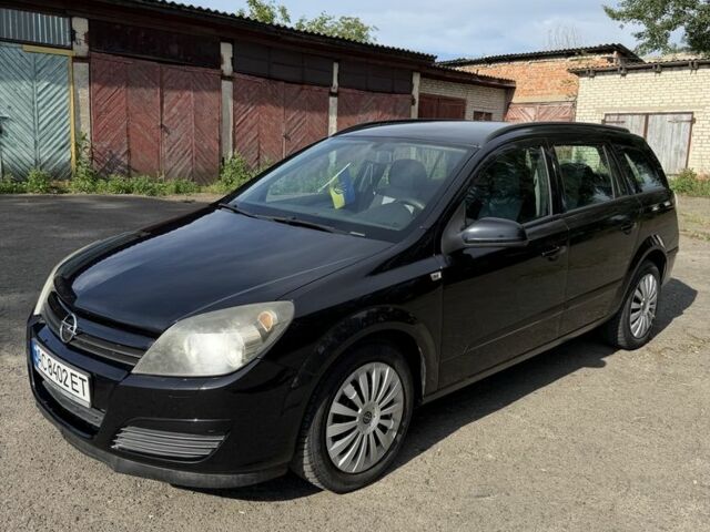 Черный Опель Астра, объемом двигателя 1.6 л и пробегом 277 тыс. км за 4500 $, фото 1 на Automoto.ua