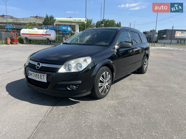Черный Опель Астра, объемом двигателя 1.6 л и пробегом 208 тыс. км за 4000 $, фото 1 на Automoto.ua