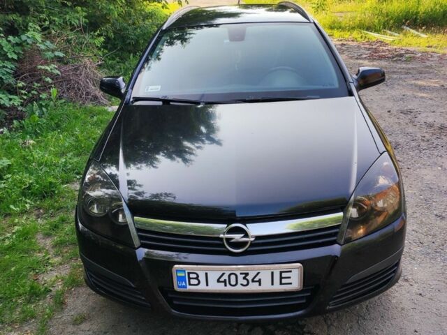 Черный Опель Астра, объемом двигателя 1.9 л и пробегом 216 тыс. км за 4700 $, фото 1 на Automoto.ua