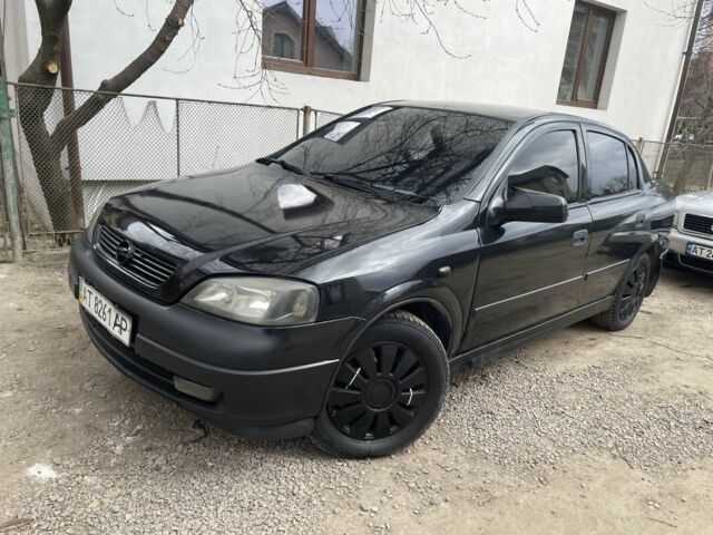 Черный Опель Астра, объемом двигателя 1.4 л и пробегом 3 тыс. км за 3000 $, фото 1 на Automoto.ua
