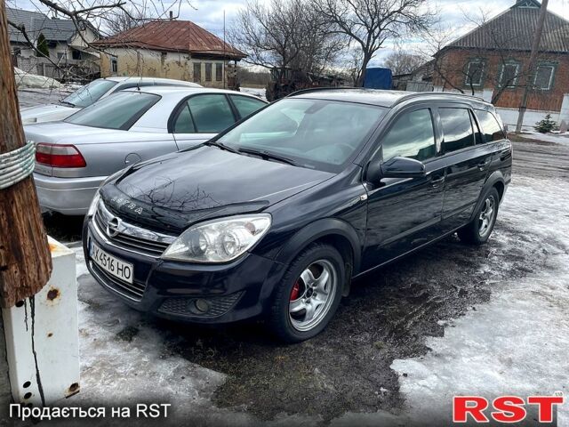 Черный Опель Астра, объемом двигателя 1.9 л и пробегом 220 тыс. км за 4300 $, фото 1 на Automoto.ua