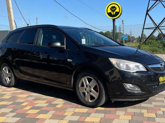 Черный Опель Астра, объемом двигателя 1.7 л и пробегом 274 тыс. км за 6300 $, фото 1 на Automoto.ua