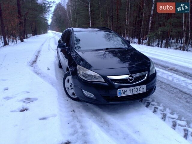 Черный Опель Астра, объемом двигателя 2 л и пробегом 263 тыс. км за 8800 $, фото 1 на Automoto.ua