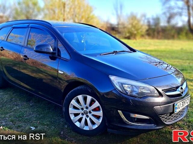 Черный Опель Астра, объемом двигателя 1.7 л и пробегом 275 тыс. км за 6800 $, фото 1 на Automoto.ua