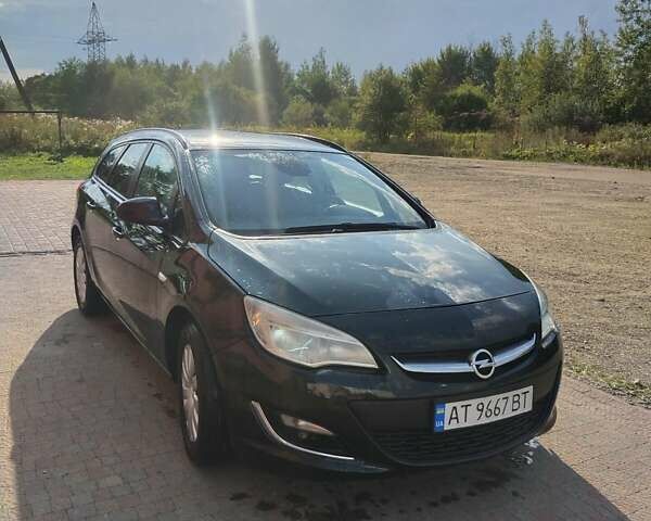 Черный Опель Астра, объемом двигателя 1.7 л и пробегом 281 тыс. км за 7200 $, фото 1 на Automoto.ua