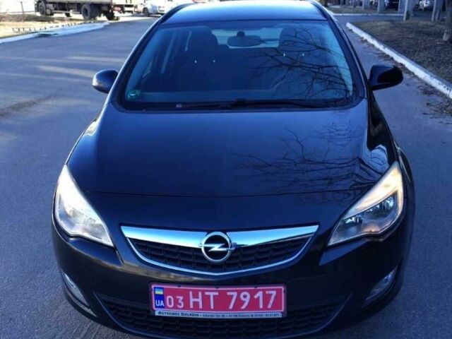 Черный Опель Астра, объемом двигателя 1.4 л и пробегом 195 тыс. км за 6300 $, фото 1 на Automoto.ua