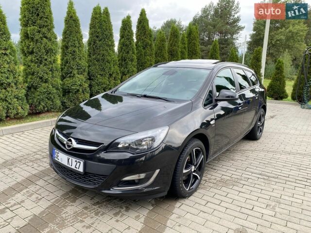 Черный Опель Астра, объемом двигателя 1.7 л и пробегом 278 тыс. км за 7600 $, фото 1 на Automoto.ua