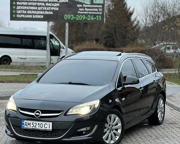 Черный Опель Астра, объемом двигателя 1.7 л и пробегом 194 тыс. км за 7999 $, фото 1 на Automoto.ua