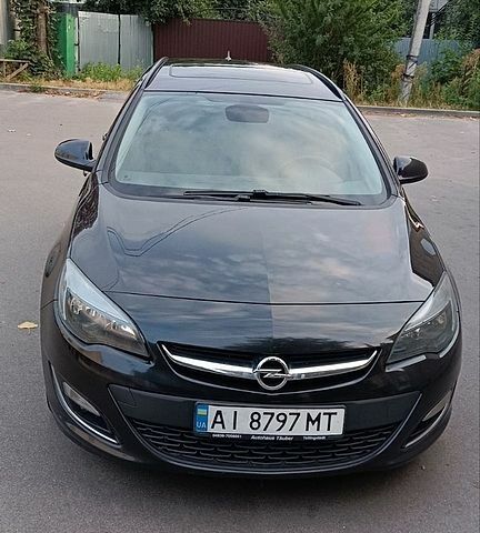 Черный Опель Астра, объемом двигателя 1.7 л и пробегом 270 тыс. км за 6500 $, фото 1 на Automoto.ua